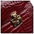 Gucci Borsa Tote e a Spalla Wani Bordeaux Rosso - vista 7