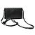Borsa a tracolla intrecciata nera Bottega Veneta Nero - vista 3