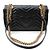 Gucci Borsa a tracolla matelassé nera Marmont GG dorata Nero - vista 3