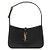Saint Laurent Borsa hobo piccola con monogramma nera: Nero - vista 2