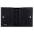 Prada Cartera plegable de cuero Saffiano negro con logo triangular QHH - vista 4