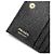 Prada Cartera plegable de cuero Saffiano negro con logo triangular QHH - vista 6