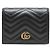 Gucci Portafoglio porta carte GG Marmont per donne Nero