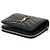 Saint Laurent Billetera Compacta Monogram con Herrajes Dorados Negro - vista 6