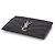 Saint Laurent Tarjetero Matelassé Plata Negro - vista 3