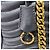 Louis Vuitton Catena a Spalla New Wave Nero - vista 9