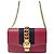 Gucci Silvi Pelle Super Mini Catena Rossa Rosso