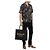 Saint Laurent Grande Borsa Tote Ghosy Nera a Coste Nero - vista 5