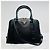 Prada Borsa a spalla Saffiano Lux con doppia zip Nero - vista 2