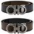 Salvatore Ferragamo Reversible Gancini Belt Black Dark Brown - view 6
