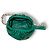 Bottega Veneta Borsa a Spalla Dumpling Chain Verde Argento - vista 6