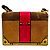 Prada Borsa a Spalla in Velluto Rafia Kaye Marrone - vista 4