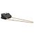Fendi Kan Small Shoulder Bag in Black Calfskin Nero - vista 4