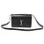 Saint Laurent Black Gold Dylan Accordion Flap Medium Shoulder Bag