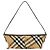 Burberry Borsa a Spalla Baguette Mini Sand Bianco - vista 2
