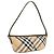 Burberry Borsa a Spalla Baguette Mini Sand Bianco - vista 4