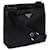 Prada Bolsa transversal Saffiano com logo triangular Preto - vista 3