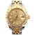 Rolex Datejust Kombination Diamant Golden