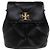Tory Burch KIRA Diamant-gequilteter kleiner Rucksack Schwarz - Ansicht 4
