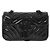 Gucci Borsa a spalla mini in vernice GG Marmont Nero - vista 4