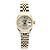 Rolex Reloj Combi Dama Datejust Esfera Plateada Después de Ajuste Diamante Plata