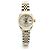 Rolex Reloj Combi Dama Datejust Esfera Plateada Después de Ajuste Diamante Plata - vista 16