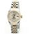 Rolex Reloj Combi Dama Datejust Esfera Plateada Después de Ajuste Diamante Plata - vista 8