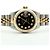 Rolex Relógio Combi Feminino Datejust com Mostrador Preto e Diamantes Após Ajuste - vista 17