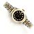 Rolex Relógio Combi Feminino Datejust com Mostrador Preto e Diamantes Após Ajuste - vista 2