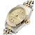 Rolex Datejust Damenuhr, Kombination Champagnergold mit Stabindex Golden - Ansicht 8