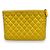Chanel Clutch perforato nuovo medio giallo - vista 4