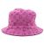 Louis Vuitton Bucket Hat aus lila Denim mit Monogramm - Mittel