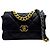 Chanel 19 Chanel Grande borsa con patta nera Nero - vista 2