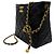 Chanel Kleine Hobo-Tasche Goldenball aus Lammleder in Schwarz - Ansicht 3