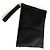Bottega Veneta Pochette Clutch in Nylon Jacquard con Tracolla Nero - vista 5