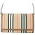 Burberry Borsa a tracolla a righe in pelle per donne Marrone - vista 3