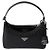 Prada Borsa hobo in Saffiano Re-Nylon Nero - vista 6