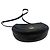 Chanel Borsa hobo crossbody perforata Caviar CC Lock Nera Nero - vista 5
