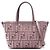 Fendi Mini borsa in jacquard di velluto Rosa - vista 4