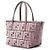 Fendi Mini borsa in jacquard di velluto Rosa - vista 8