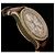 Montblanc Giosphere Edição Limitada Bronze Automático Pulseira de Couro Dourado - vista 3