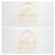 Beanie con patch lettering Moncler Bianco  - vista 2