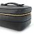 Chanel Pochette da trucco rotonda Vanity con logo CC per donne - Oro e Nero - vista 7