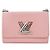 Louis Vuitton Borsa a spalla con catena argento Twist Epaule Rosa