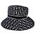 Dior Cappello bucket in ricamo obliquo blu navy - vista 5