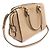 Double Prada Beige Grace Piel de Ternera Letra Dorada Dorado - vista 3
