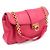 Salvatore Ferragamo Borsa a Spalla PAULA Gancini in Pelle Rosa - vista 2