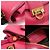 Salvatore Ferragamo Borsa a Spalla PAULA Gancini in Pelle Rosa - vista 7