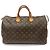 Louis Vuitton Speedy Tote Bag aus Monogramm-Canvas Braun