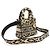 Dior Mini D-Lite Lady MIZZA ricamato beige e nero Marrone - vista 3